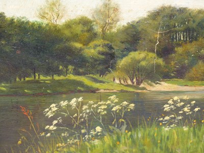 Lot 5 - 19th century school. Meadow flowers on the...