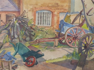 Lot 31 - Hermione Hammond. (1910-2005) ARR. Farm carts...