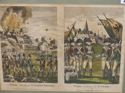 Lot 35 - A pair of 18th-century engravings, The Taking...
