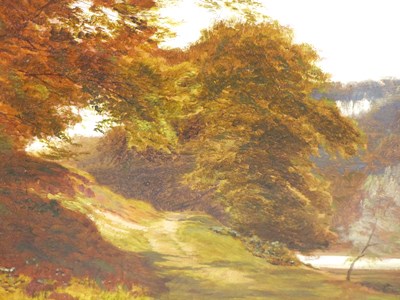 Lot 38 - George Vicat Cole. (1833-1893) In Arundel Park....