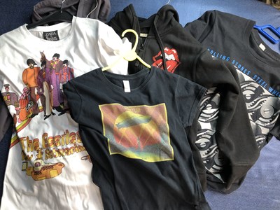 Lot 196 - 15 Various Rock T-Shirts & Hoodies - The...