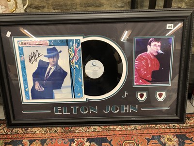 Lot 199 - Elton John - Framed 'Jump Up!' LP Record...