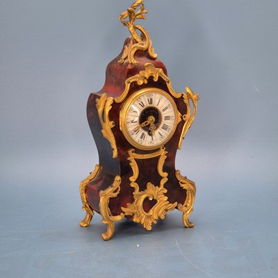 Lot 246 - An ormolu mounted tortoiseshell cased platform...