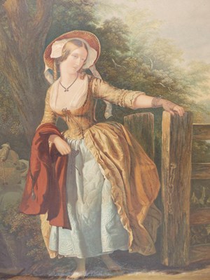Lot 94 - After George Baxter. (1804-1867). A country...