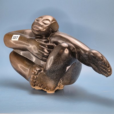 Lot 327 - Mike Masedra (B. 1967), a Zimbawean stone...
