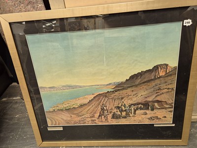 Lot 246 - A large early 20th century print. middle...