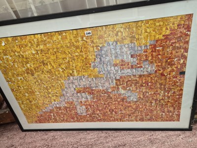 Lot 249 - A large photo montage artwork.