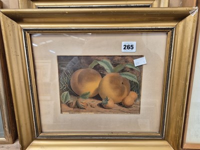 Lot 265 - A pair of still life prints of fruit.