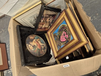 Lot 273 - East European school. study of a saint....