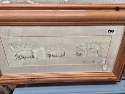 Lot 289 - After Ernest Shepherd. studies for Eeyore. print.