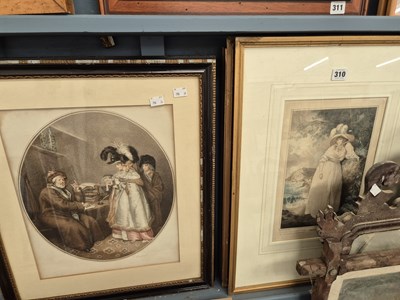 Lot 310 - A group of 19th-century engravings after...