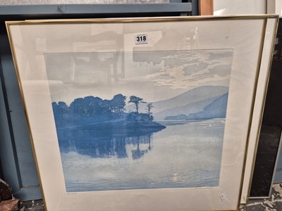 Lot 318 - Greenwood. Meadow light and pool light signed...