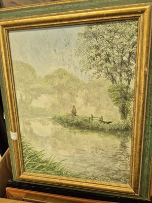 Lot 338 - A collective lot. Contemporary watercolour...