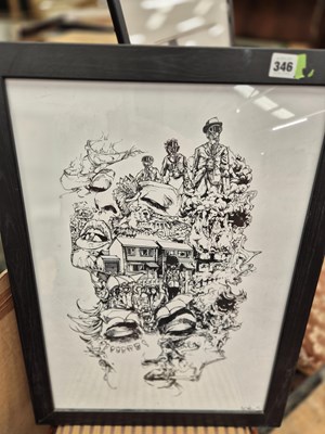Lot 346 - 20th-century school. Graphic novel...
