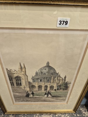 Lot 379 - Four various prints, one showing All souls...