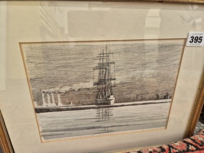 Lot 395 - Pencil signed print. Hougemont by Gordon...