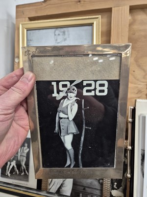 Lot 407 - A hallmarked silver photo frame dedicated to...