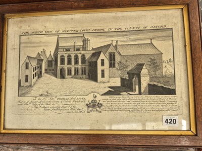 Lot 420 - Early engraving. The North View Of...