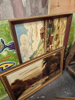 Lot 431 - A group of decorative paintings and drawings. (5)