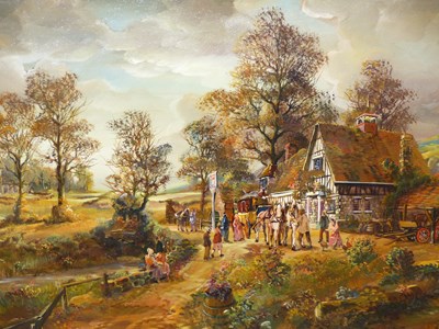 Lot 143 - contemporary- 19th-century school. Carriage...