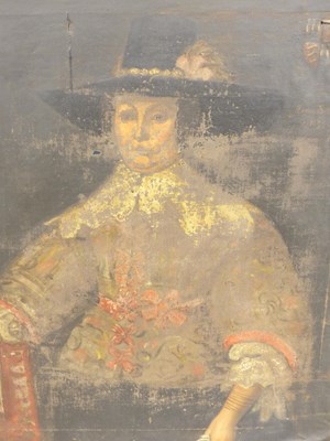 Lot 144 - 19th-century Flemish school. Portrait of a...