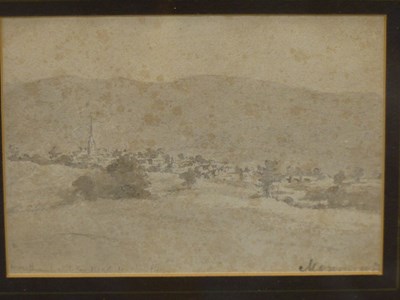 Lot 169 - 18th/19th-century school. Distant view of a...