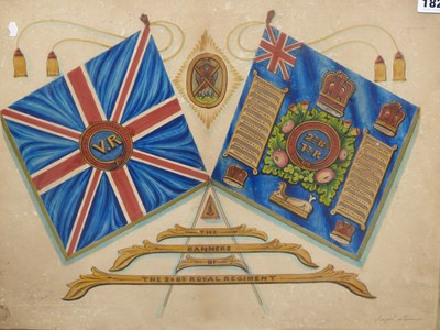 Lot 182 - Joseph Lavender. The Banners of The 2nd...