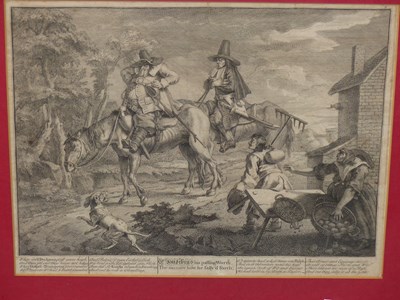 Lot 190 - William Hogarth. A set of nine 18th-century...