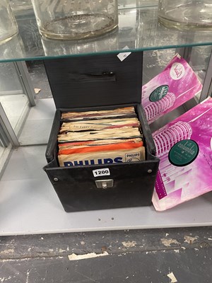 Lot 1200 - A collection of 45rpm single records together...