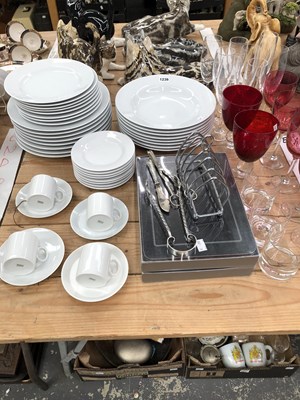 Lot 1236 - Habitat Bistro white dinner wares, five...