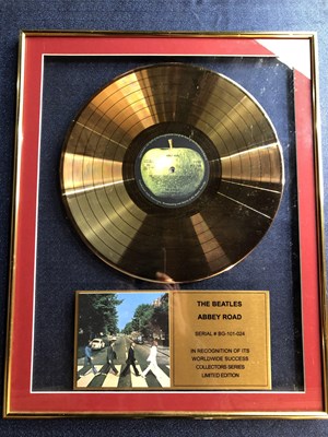 Lot 212 - The Beatles - Abbey Road Gold Disc, Limited...