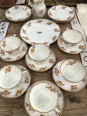 Lot 1300 - A Royal Albert floral part tea set
