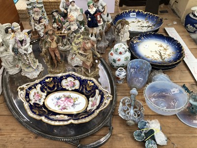 Lot 1309 - Royal Dux, Staffordshire and other figurines,...