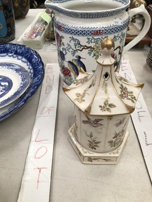 Lot 1312 - A Maling Cetem ware jug together with a...