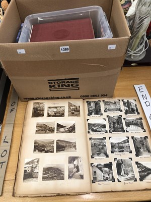 Lot 1380 - An album of Cornish photographs, Polperro, etc,...