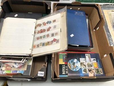 Lot 1392 - Albums of British and world stamps and first...