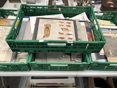 Lot 1401 - Ephemera, magazines and British maps: Spare...