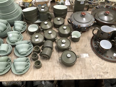 Lot 1433 - Wedgwood celadon breakfast wares together with...