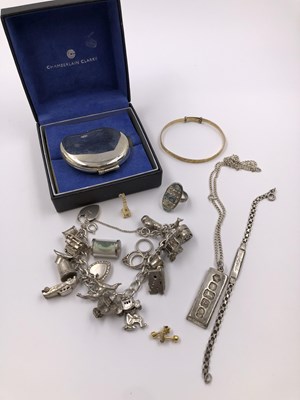 Lot 319 - A gold Empire State Building charm, samped 14k...