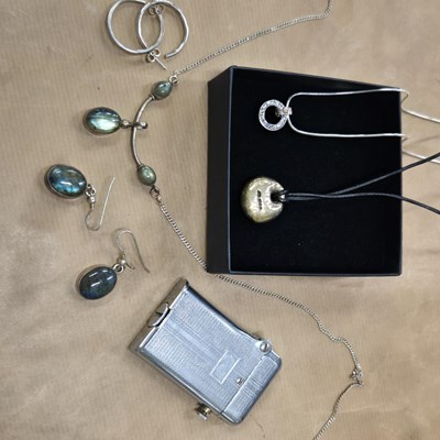 Lot 320 - A silver pendant signed EFVA Attling Stockholm,...