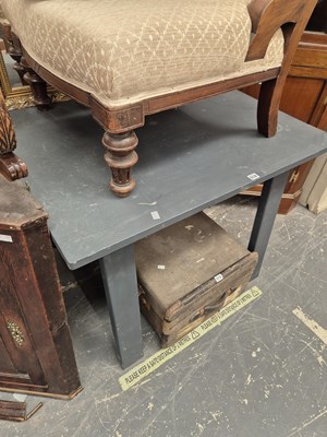 Lot 518 - A painted occasional table.
