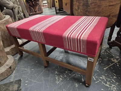 Lot 584 - A Pair of good quality walnut framed long...