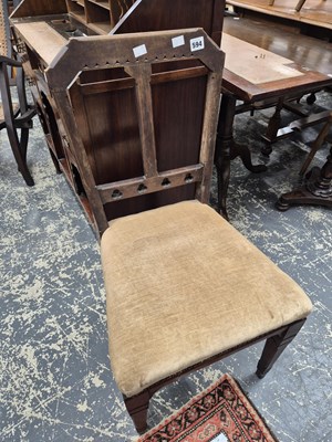 Lot 594 - A victorian side chair.