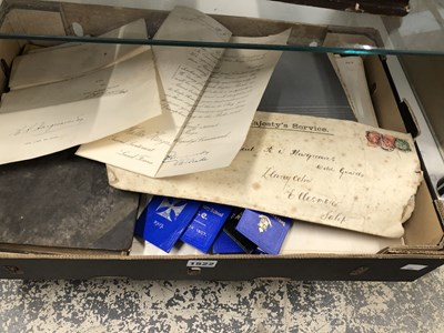 Lot 1522 - WWI ephemera and bonds largely relating to...
