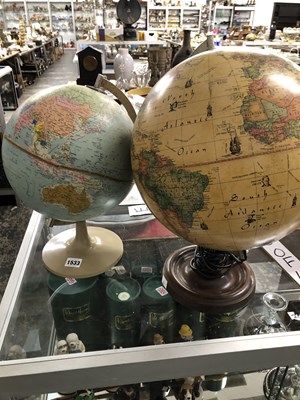 Lot 1533 - A 'World Discover' terrestrial globe together...