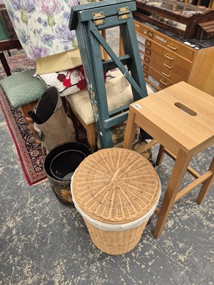 Lot 682 - A quantity of stools and small furnishings,...