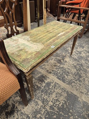 Lot 689 - An empire style painted coffee table.