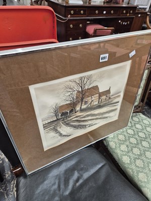 Lot 691 - A signed artist proof print by Kathleen Caddick