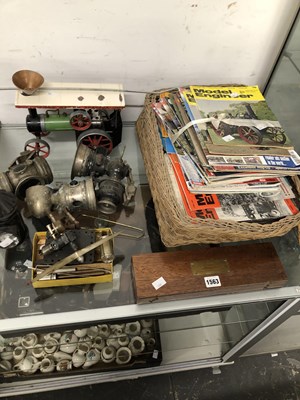 Lot 1563 - Model Engineering magazines, a live steam...