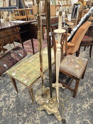 Lot 711 - Three standard lamps.